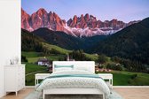 Behang - Fotobehang Dolomieten - Italië - Berg - Breedte 330 cm x hoogte 220 cm