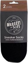 Muller And Sons Since 1853 - zwart - sneaker socks - maat 39/42