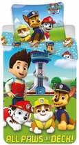 PAW Patrol All Paws on Deck - Dekbedovertrek - Eenpersoons - 140 x 200 cm - Multi