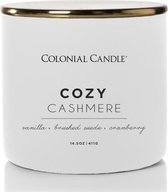 Colonial Candle – Pop Of Color Cozy Cashmere - 411 gram