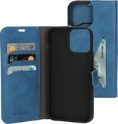 Mobiparts Classic Wallet Case Apple iPhone 13 Pro Max Steel Blauw hoesje