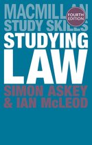 Bloomsbury Study Skills - Studying Law
