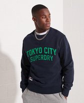 Superdry Heren Trui City College sweatshirt met ronde hals