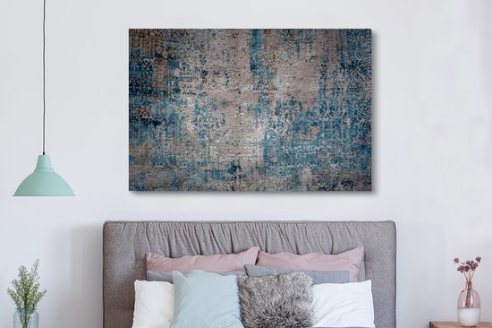 Toile Peinture Tapis Salon - Tapis - Motifs - 180x120 cm - Décoration murale XXL