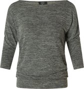 ES&SY Sabrine Shirt - Black Melange - maat 42