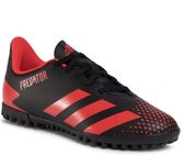 adidas Predator 20.4 kunstgrasschoenen jongens zwart/rood