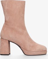 Tango | Nadine 5-c pink suede boot - covered heel | Maat: 36