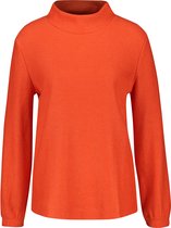 GERRY WEBER Dames Shirt met lange ballonmouwen Pumpkin-46