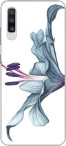 Geschikt voor Samsung Galaxy A70 hoesje - Bloemen - Aquarel - Lelie - Siliconen Telefoonhoesje