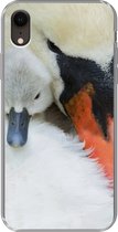 Coque iPhone XR - Cygne - Poussin - Macro - Coque de téléphone en Siliconen