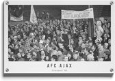 Walljar - AFC Ajax supporters '66 - Muurdecoratie - Plexiglas schilderij