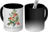 Magische Mok - Foto op Warmte Mokken - Koffiemok - Kerst - Quote - Kerstboom - Magic Mok - Beker - 350 ML - Theemok