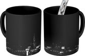 Magische Mok - Foto op Warmte Mok - Birmingham - Stad - Industrie - Zwart - Wit - 350 ML