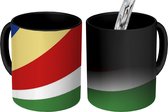 Magische Mok - Foto op Warmte Mok - Vlag Seychellen - 350 ML