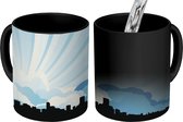 Magische Mok - Foto op Warmte Mok - de skyline van Denver onder een blauwe lucht - 350 ML