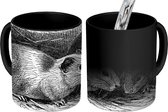 Magische Mok - Foto op Warmte Mok - cavia's bij een holletje - 350 ML
