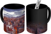 Magische Mok - Foto op Warmte Mok - Schemerige skyline oude stad Sanaa in Jemen - 350 ML