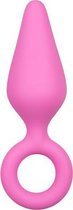 Roze Buttplug Met Trekring - Medium