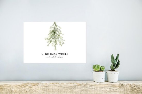 Affiche Noël - Sapin de Noël - Citation - 30x20 cm