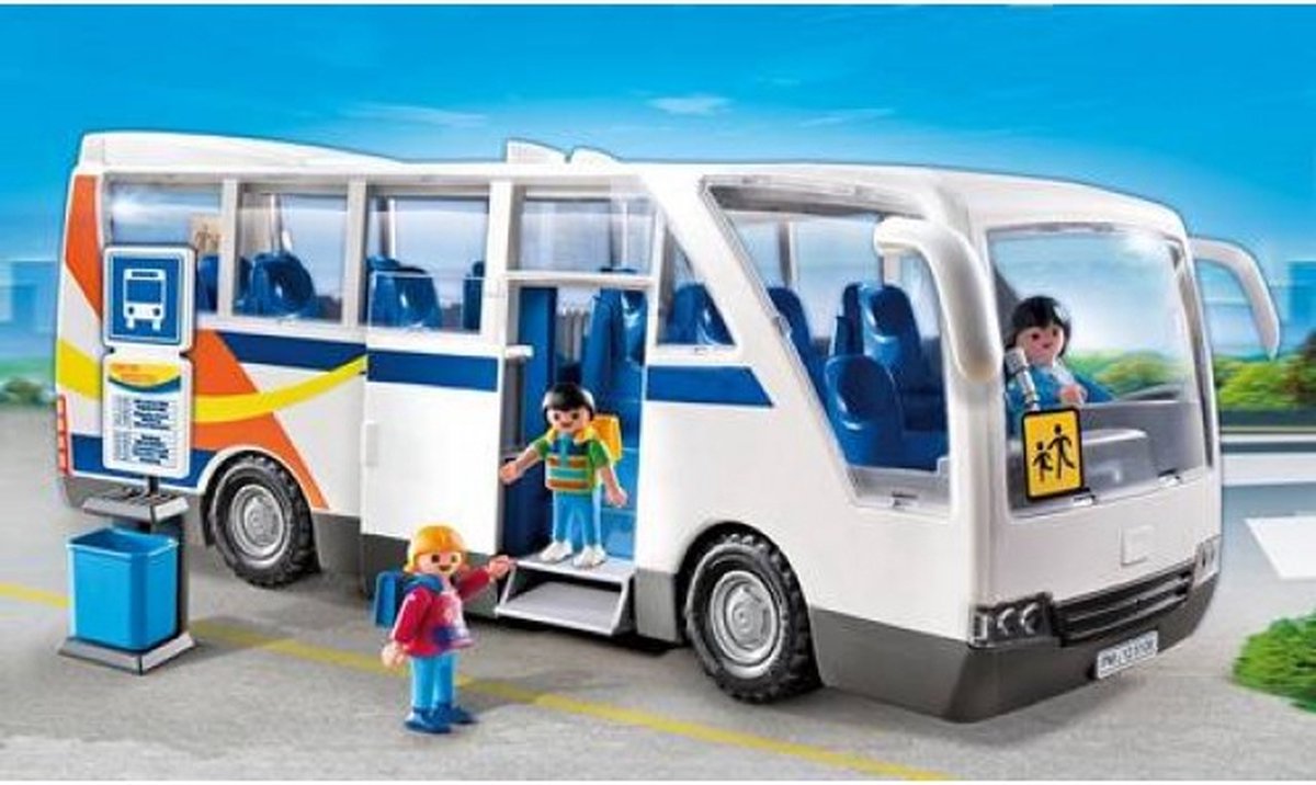 Coffret de jeu autobus scolaire Playmobil