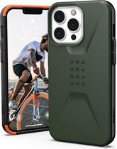 UAG - Civilian backcover hoes - iPhone 13 Pro - Groen + Lunso Tempered Glass