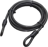 Stahlex Staalkabel met lussen - 10 meter x 8 millimeter - geplastificeerd - kabelslot - terraskabel