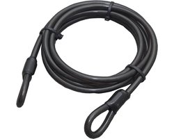 Stahlex Staalkabel met lussen - 10 meter x 8 mm - geplastificeerd - terraskabel