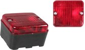 Benson Mistachterlicht Rood 85 x 75 mm.