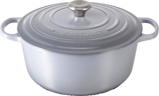 Le Creuset Braadpan Signature Mist Grey - ø 24 cm / 4.2 Liter