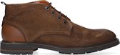 Van Lier Dino veterschoenen cognac Suede - Heren - Maat 45