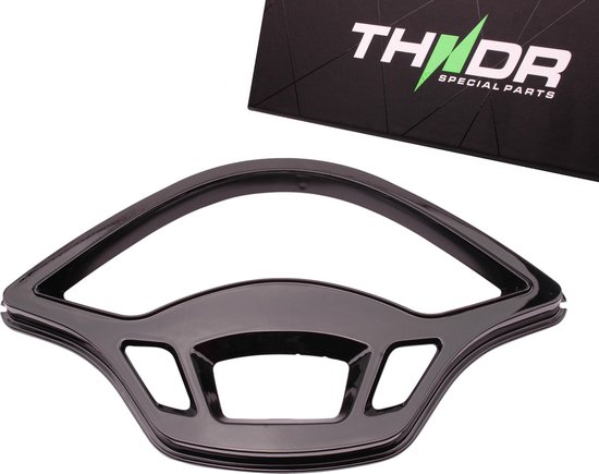 Cockpit Frame THNDR Glans Zwart | Vespa SprintInleg / rand in glans zwart  voor in | bol.com