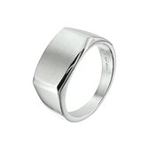 The Jewelry Collection For Men Ring Dwarsmodel Poli/mat - Zilver