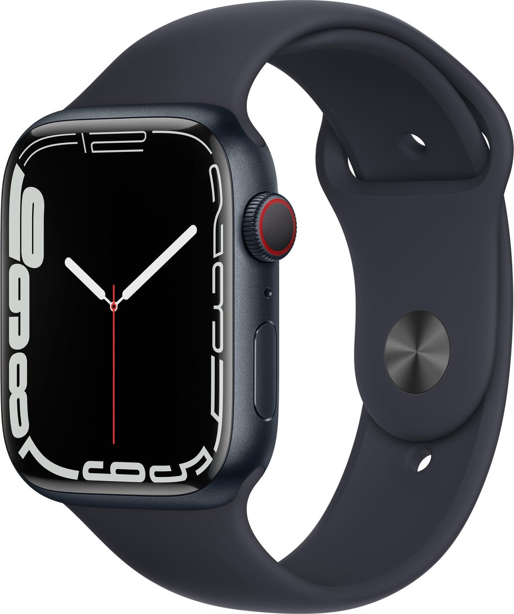 Apple Watch Series 7 - 45 mm - 4G - GPS - Zwart