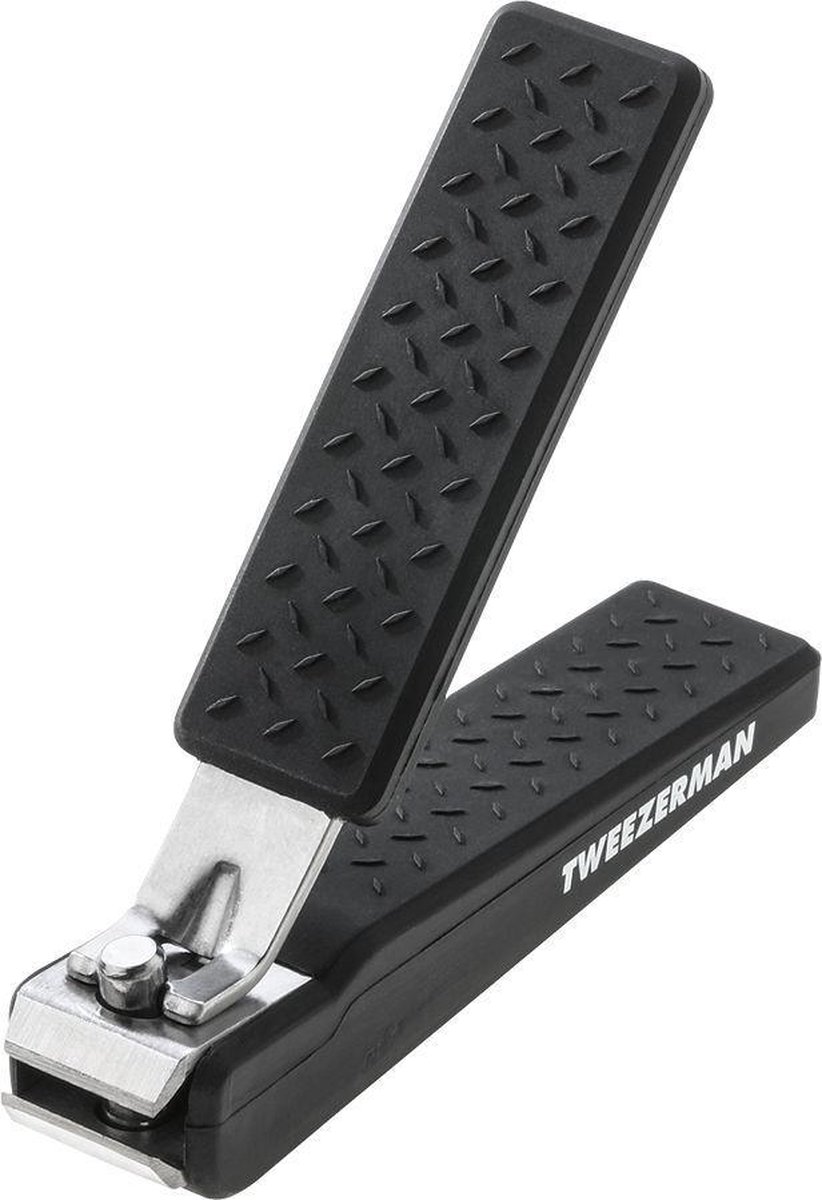 Tweezerman Toenail Clipper Black – Professionele Zwarte Teenknipper Met Scherpe RVS Snijbladen – Comfortabele Grip voor Nauwkeurig Knippen Van Teennagels – Duurzaam En Hygiënisch Ontwerp – Voor Verzorgde, Strakke Teennagels – Ideaal Thuis Of Onderweg