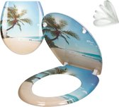 Toiletzitting Beach Palm Softclose met Easy Fix