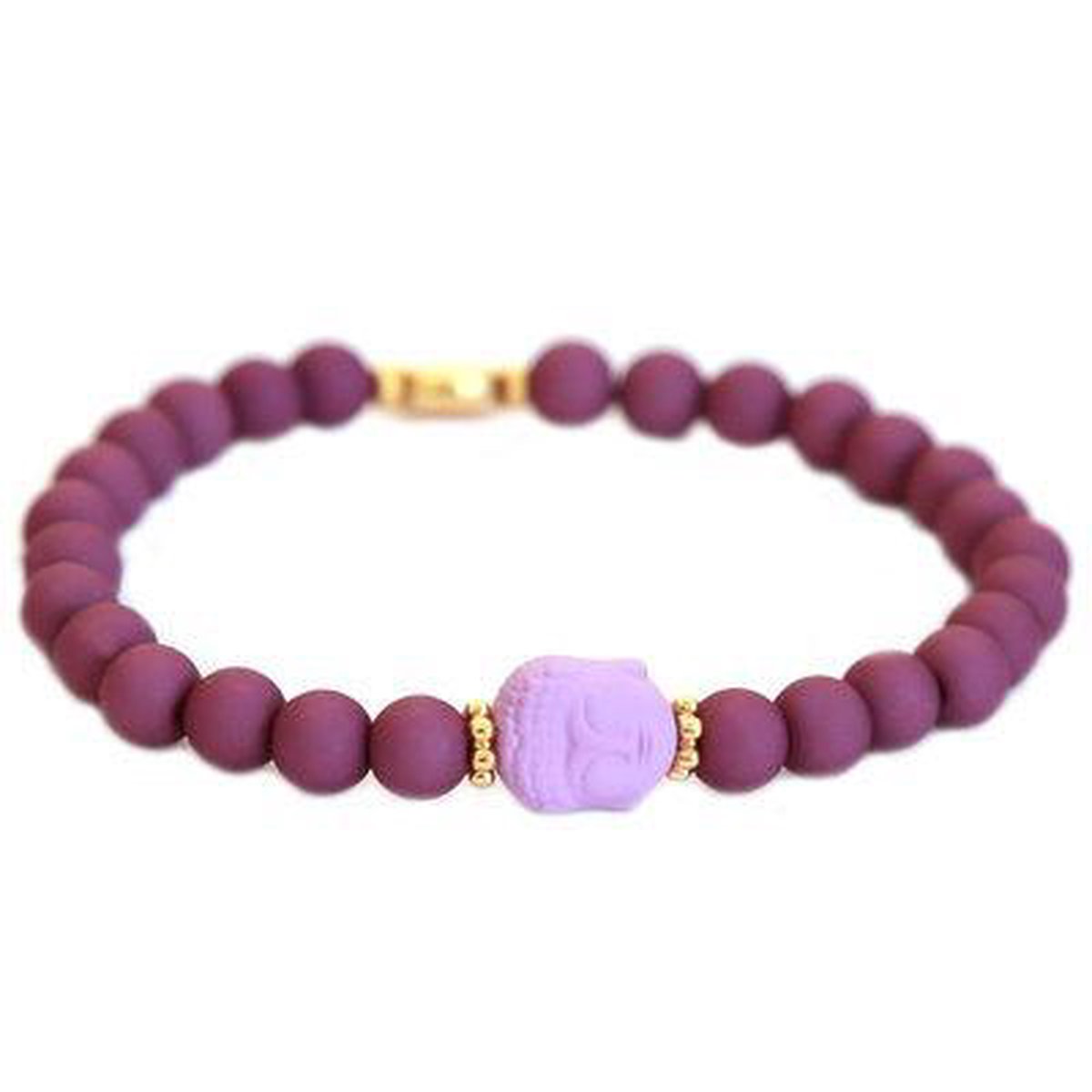 Buddha bracelet purple