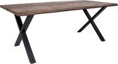 Artichok Fendi eikenhouten eettafel bruin - 200 x 95 cm