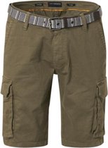 Korte Broek Cargo Met Riem Olive Groen (118190359 - 055)