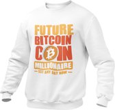 Crypto Kleding - Future Bitcoin Millionaire - Trui / Sweater