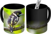 Magische Mok - Foto op Warmte Mokken - Koffiemok - Vogel - Tak - Bos - Magic Mok - Beker - 350 ML - Theemok