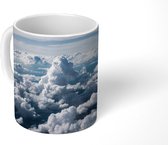 Mok - Luchtfoto van een bewolkte hemel - 350 ML - Beker