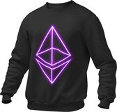 Crypto Kleding - Ethereum Glowing Purple / Sweater