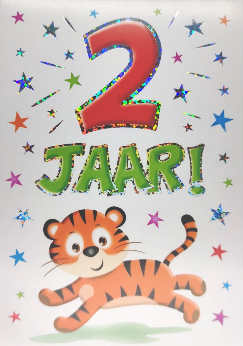 Verjaardagskaart - That Funny Age - 2 jaar - Met Envelop - Per stuk