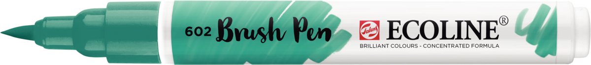 Ecoline - Brushpen - Donker groen -602 Talens