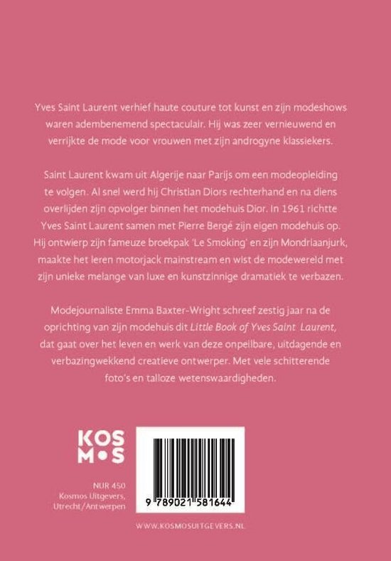 Little Book of Yves Saint Laurent - Emma Baxter-Wright