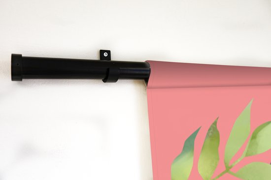 Tapisserie - Tapisserie - Animaux de la Jungle - Enfant - Rose - 150x150 cm - Tapisserie