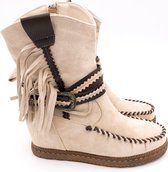 WELOVESHOES®  met Hak - Suedine - Beige - Maat 39