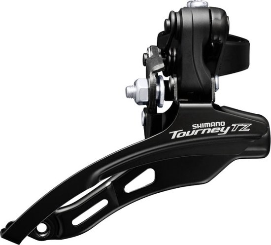 Voorderailleur Shimano Tourney TZ FD-TZ510 - 6/7 speed - down swing - hoge klem 31,8 mm - 48T