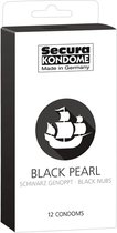 Secura Black Pearl Condooms - 12 Stuks - Drogist - Condooms