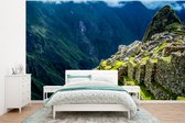 Behang - Fotobehang Incaterassen gaat van Machu Picchu naar Peru - Breedte 400 cm x hoogte 300 cm